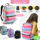 KIT ESCOLAR TOTAL KIDS 42 ITENS + MOCHILA| EKKO SCHOOL+